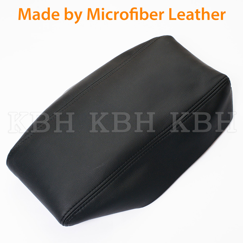 Leather Armrest Center Console Lid Cover Skin For Dodge