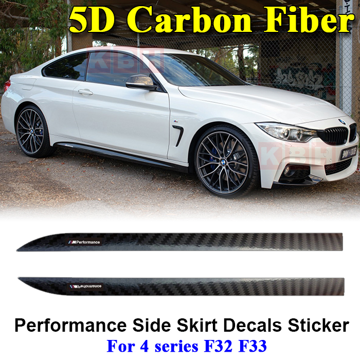BMW F30 F32 F36 M Performance OEM Side Skirt Decals Stickers Vinyl