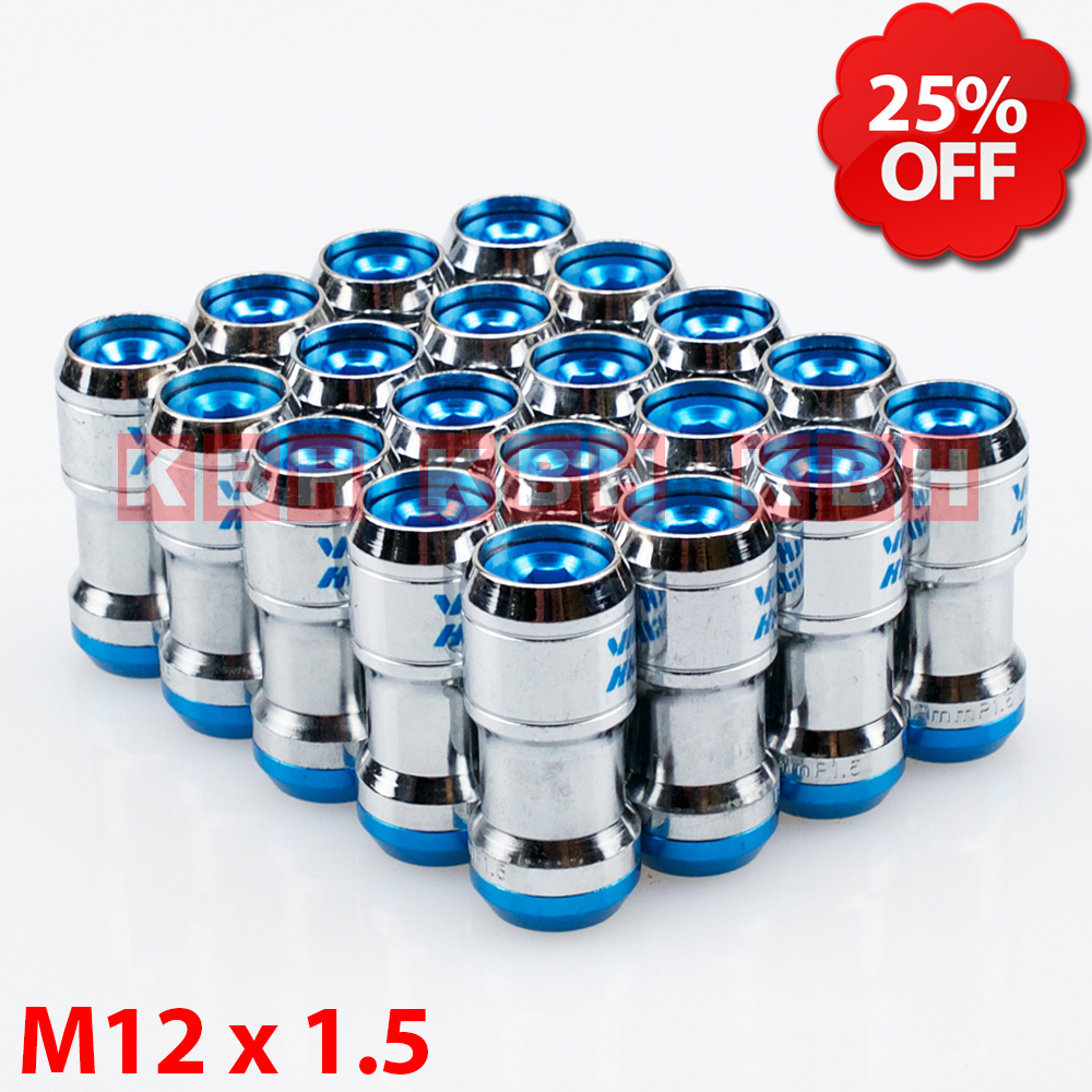 BLOX 12P17 RED STEEL TUNER STYLE EXTENDED LUG NUTS 12X1.5MM OPEN ENDED 20PCS