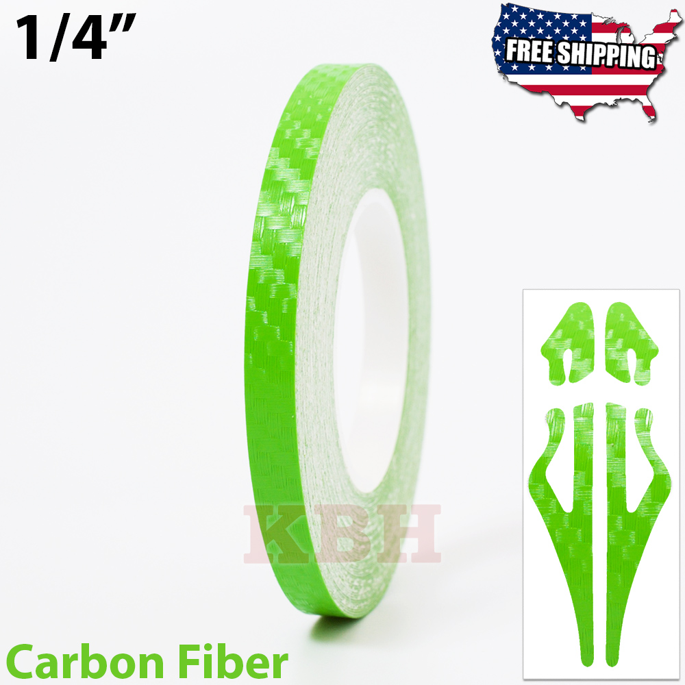 Details about   1/4" Vinyl Pinstriping Pin Stripe Car Styling Tape Decal Sticker 6mm LIME GREEN